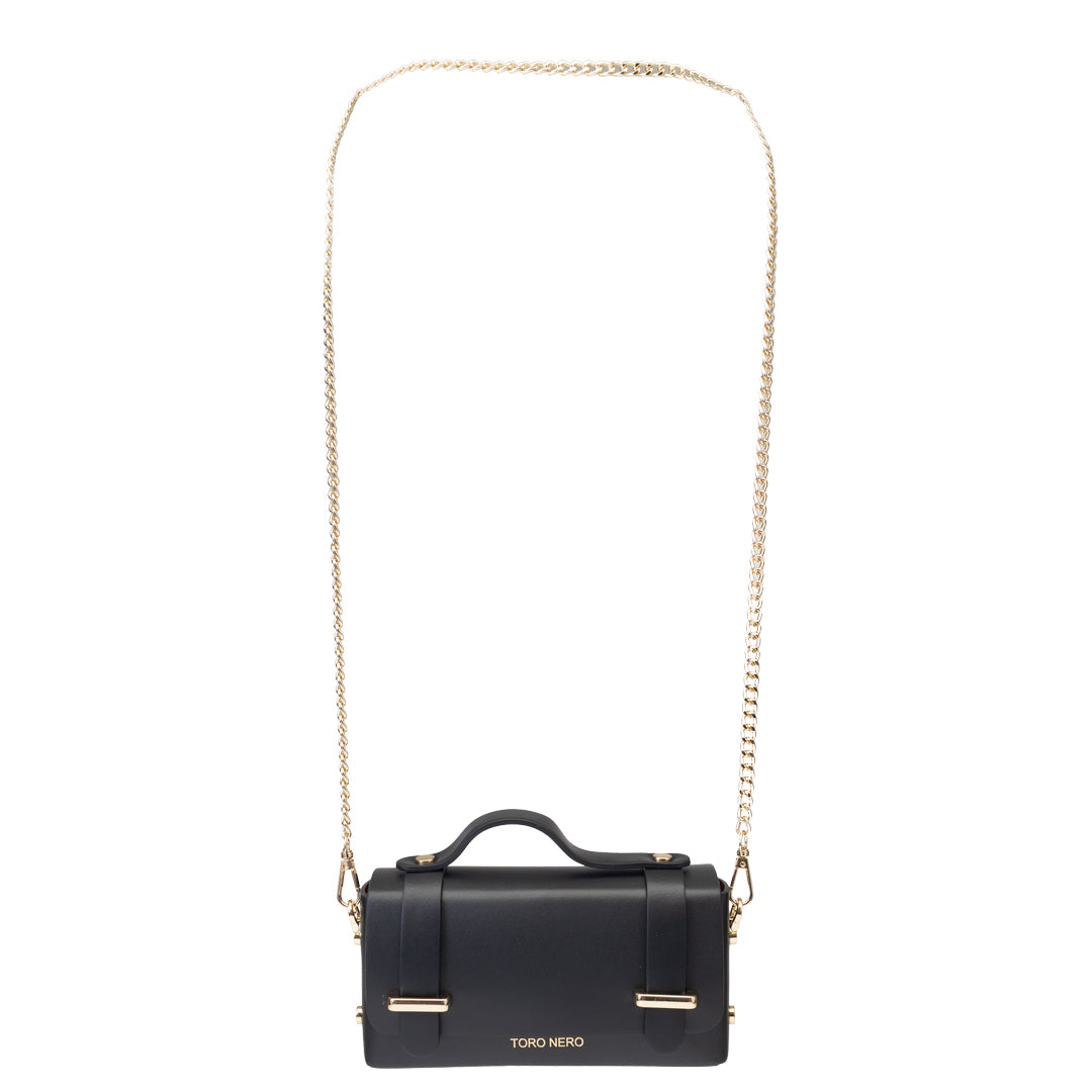 Sac à main femme en cuir véritable noir Natalia